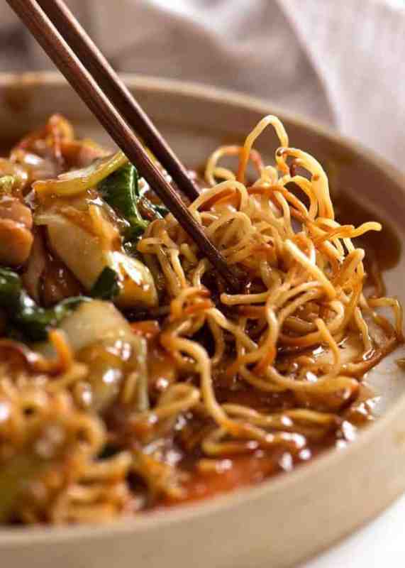 <p>RecipeTin Eats</p><p>This is a CRUNCHY version of Chow Mein. You’ll love how the sauce soaks the noodles so some of it is soft, while some of it stays crispy.</p><p><strong>Get the recipe: <a href="https://www.recipetineats.com/crispy-noodles-with-chicken/" rel="nofollow noopener" target="_blank" data-ylk="slk:Chinese Crispy Noodles (Chow Mein);elm:context_link;itc:0;sec:content-canvas" class="link ">Chinese Crispy Noodles (Chow Mein)</a></strong></p><p><strong>Related: <a href="https://www.yahoo.com/lifestyle/learn-animals-chinese-zodiac-one-222704077.html" data-ylk="slk:Chinese New Year Animals;elm:context_link;itc:0;sec:content-canvas;outcm:mb_qualified_link;_E:mb_qualified_link;ct:story;" class="link  yahoo-link">Chinese New Year Animals</a></strong></p>