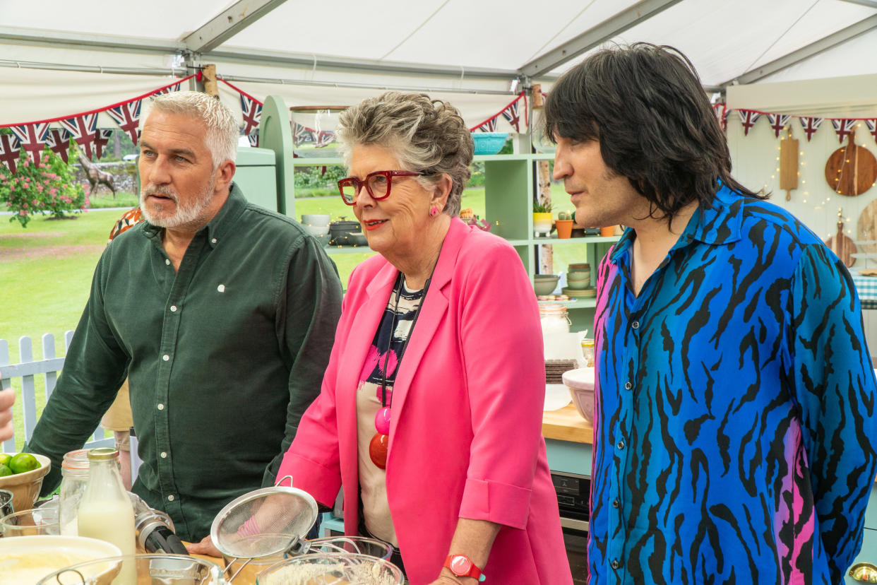 Paul Hollywood, Prue Leith, Noel Fielding