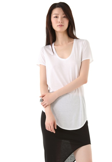 Helmut Lang Scoop Neck Tee