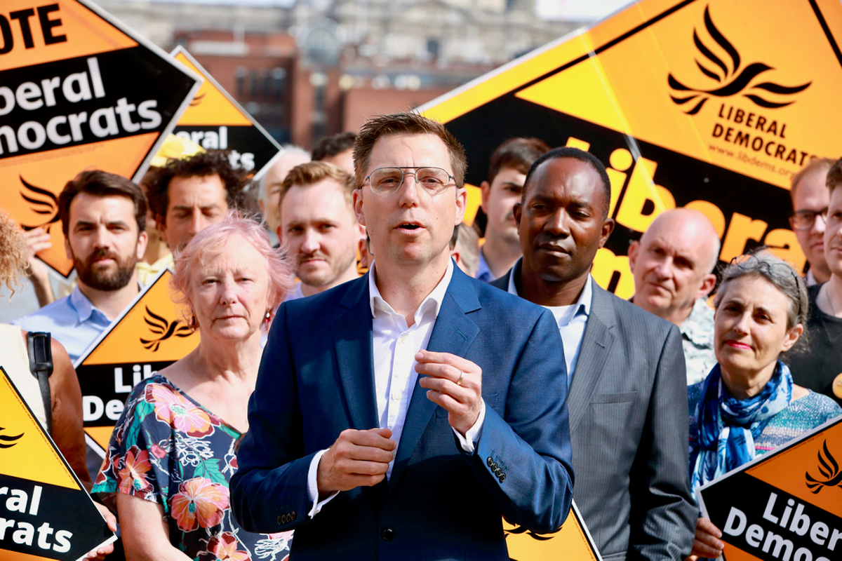 Rob Blackie was recently unveiled by the Liberal Democrats as their 2024 mayoral candidate (Liberal Democrats)