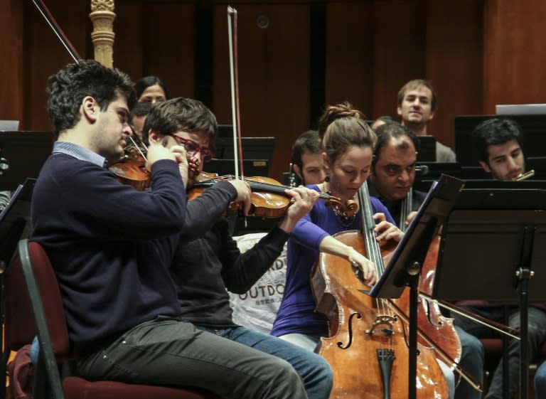 Barenboim's own son Michael is the West-Eastern Divan Orchestra's concertmaster, its leading first-violin player