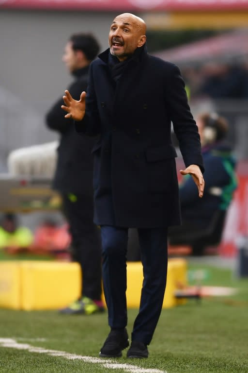 Under pressure: Inter Milan coach Luciano Spalletti