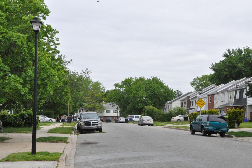 Barrister Place in Dover, where two boys - ages 12 and 17 - were shot Tuesday night.