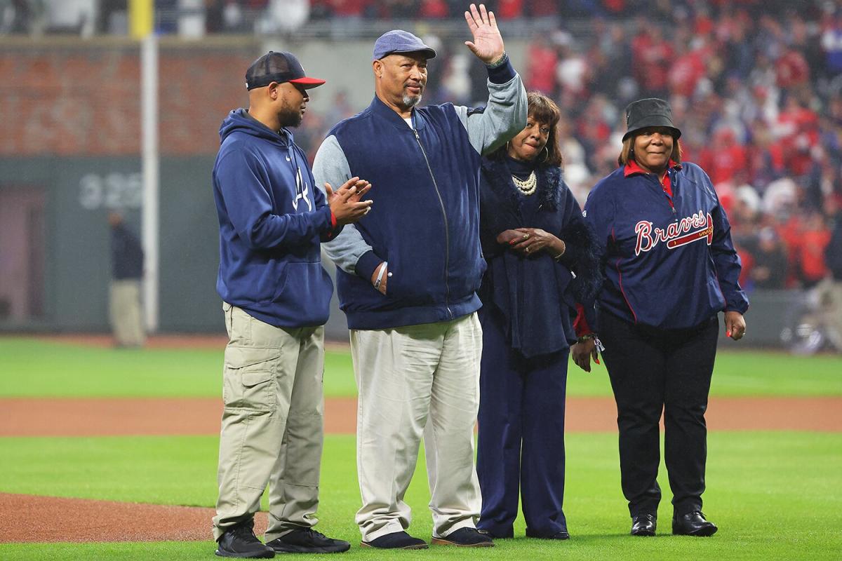 World Series celebration, Hank Aaron's widow Billye Aaron speaks