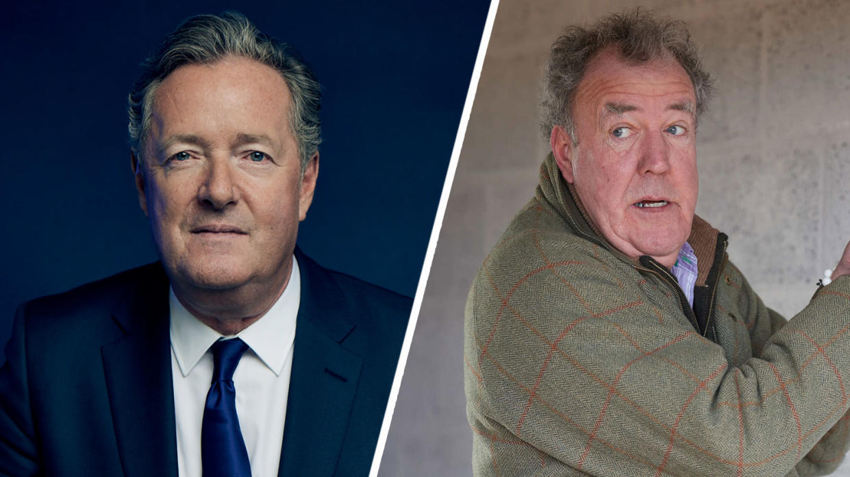Piers Morgan defended Jeremy Clarkson over his Meghan Markle apology. (TalkTV/Prime Video)
