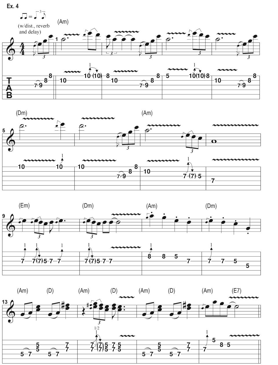 guitar tablature