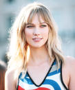 <p>There's no better way to make a cut feel fresh and new again than with brow-skimming bangs like the clip-in piece Kloss wore to Paris Fashion Week. </p>