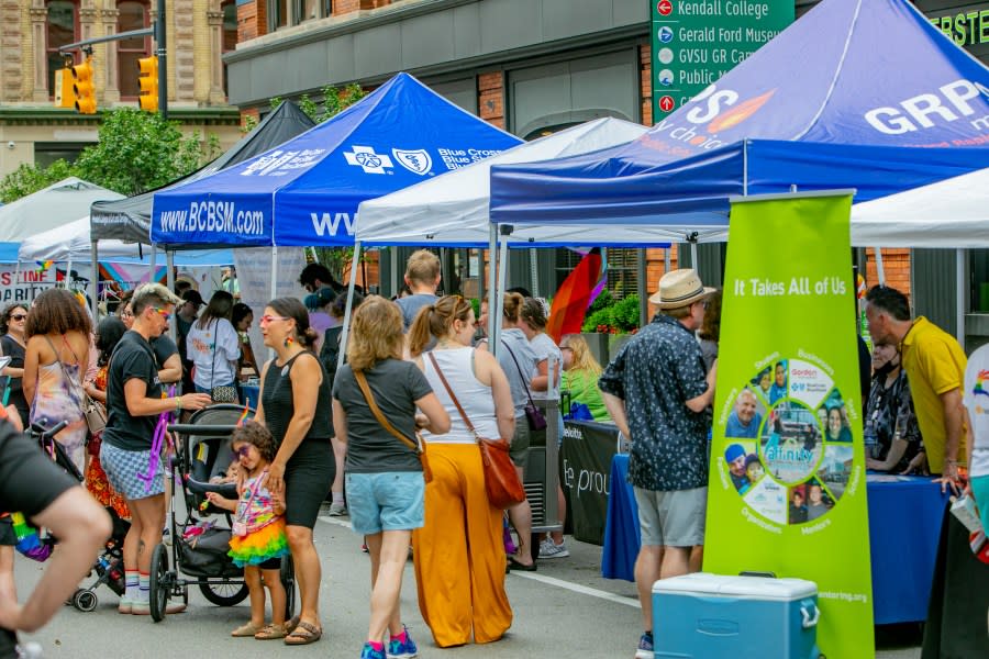 Grand Rapids Pride Festival on Saturday, June 22, 2024. (Michael Buck/WOOD TV8)