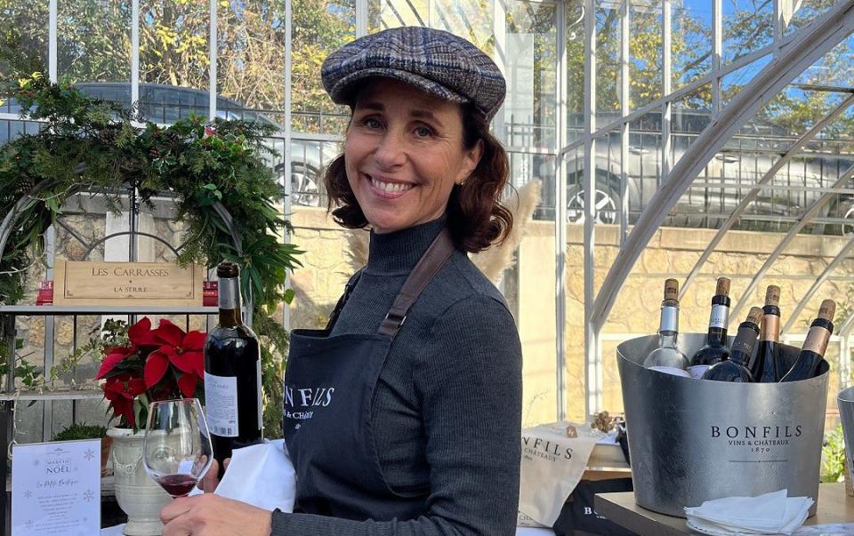 Christine Bertoli, wine expert at the Languedoc resort Château Capitoul