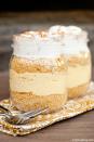 <p>These Mason jar desserts capture all the best ingredients of pumpkin pie, without any of the work. <br></p><p><strong>G</strong><strong>et the recipe at <a href="https://www.anightowlblog.com/easy-no-bake-pumpkin-cheesecake/?m#_a5y_p=4295458" rel="nofollow noopener" target="_blank" data-ylk="slk:A Night Owl;elm:context_link;itc:0;sec:content-canvas" class="link ">A Night Owl</a>.</strong></p>