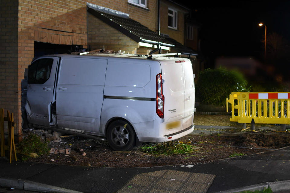 Joan Woodier was killed when the van crashed into her home (Picture: SWNS)