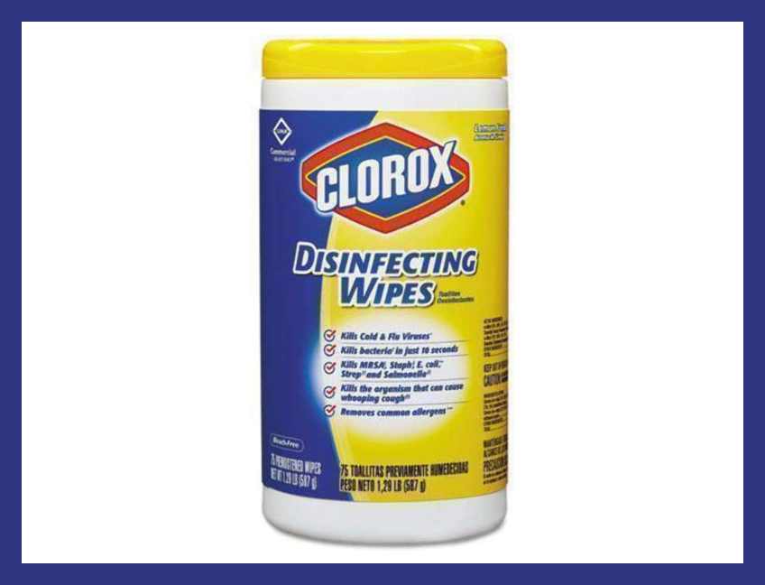 Clorox Disinfecting Wipes, 75 Wipes (six-pack). (Photo: Amazon)