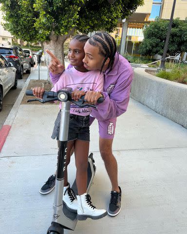 <p>Amari Bailey Instagram</p> Amari Bailey and his sister Savanna.