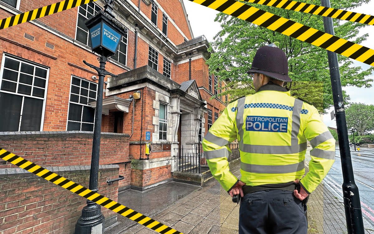 Peckham police station, which is closed to the public (Daniel Hambury/Stella Pictures)