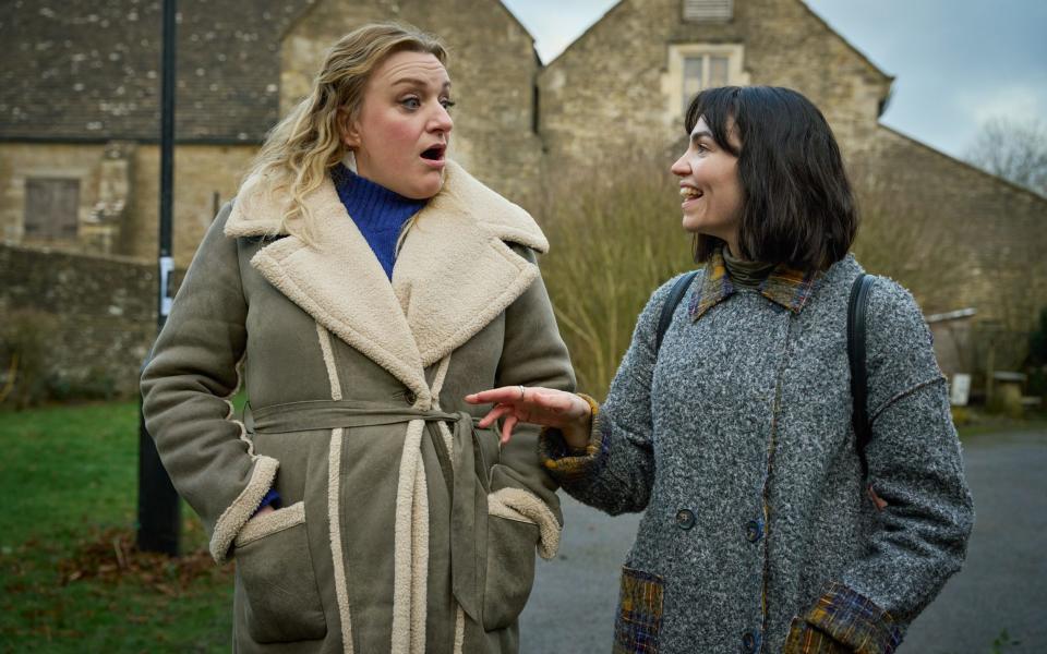 Daisy May Cooper and Selin Hizli in Am I Being Unreasonable? - BBC/Simon Ridgway