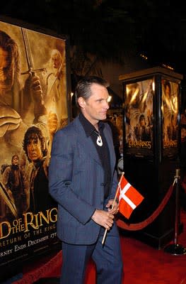 Viggo Mortensen at the LA premiere of New Line's The Lord of the Rings: The Return of The King