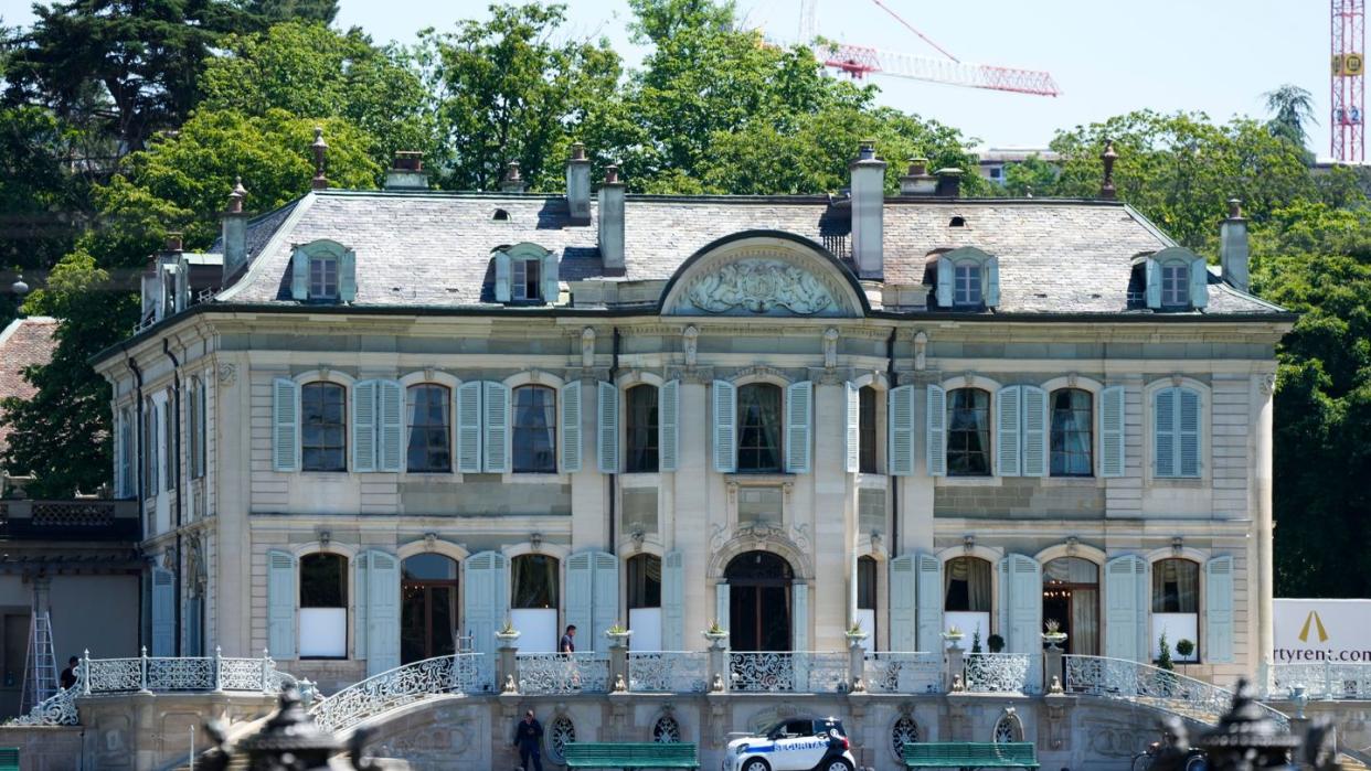 Die Villa la Grange in Genf. Hier kommen am Mittwoch US-Präsident Biden und der russische Präsident Putin zusammen.