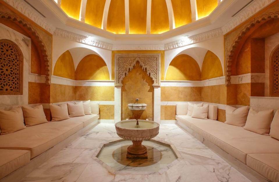 6) Additionally, there's a 10,000-square-foot subterranean hammam.