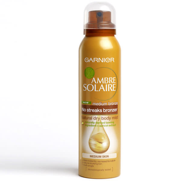 Garnier Ambre Solaire Self Tan No Streaks Bronzer dry body mist