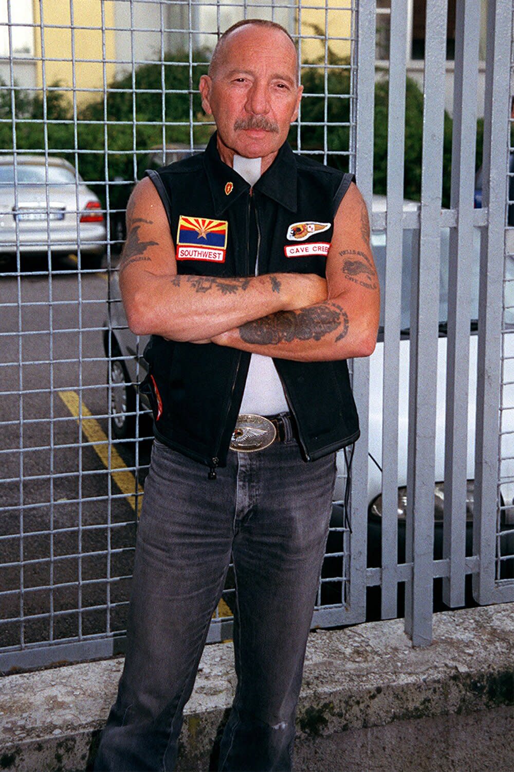 Hell''s Angel Ralph "Sonny" Barger appears at a book signing July 18, 2001 in Milan, Italy. The story of a uniquely American subculture and the wild, dangerous life of Barger, the quintessential Hell''s Angel, has been chronicled in his new book, "Hell''s Angel : The Life and Times of Sonny Barger and the Hell''s Angels Motorcycle Club."