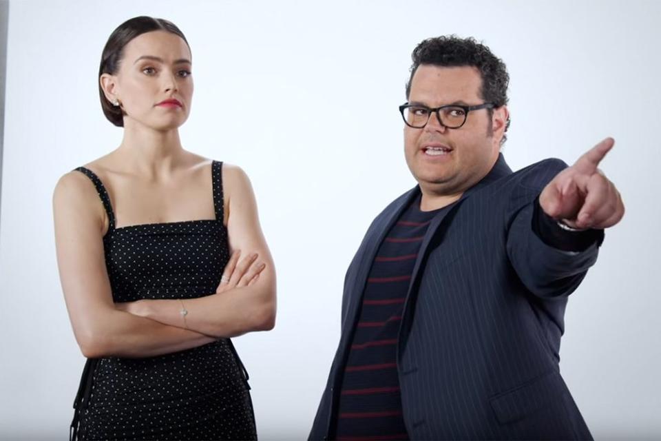 Daisy Ridley, Josh Gad | YouTube