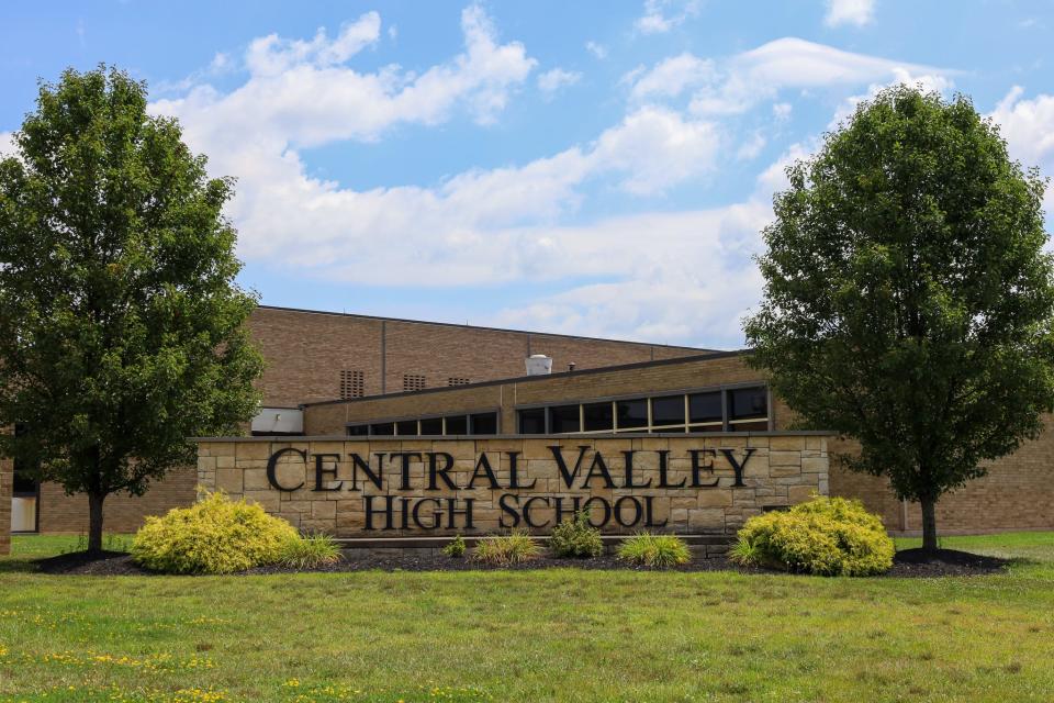 An exterior sign for Central Valley School District.