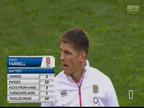 Owen Farrell - Credit: Sky Sports