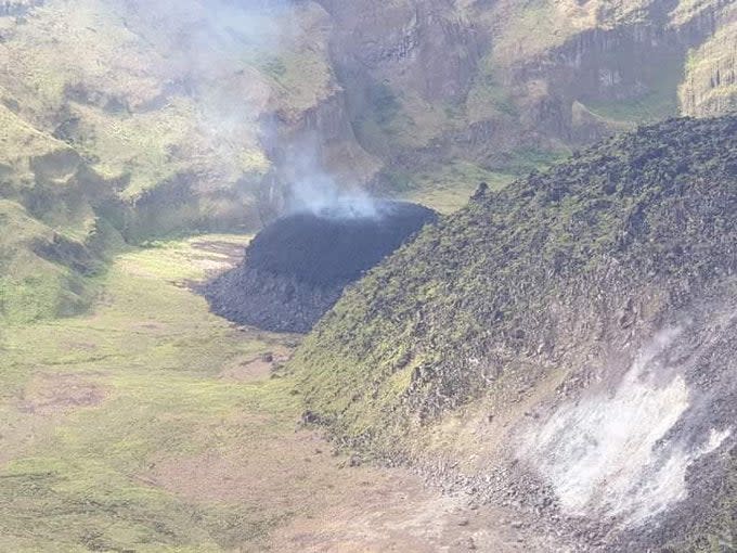 La Soufriere began spewing ash along with gas and steam, in addition to the formation of a new volcanic dome, caused by lava reaching the Earth’s surface (University of the West Indies Seismic Research Centre )