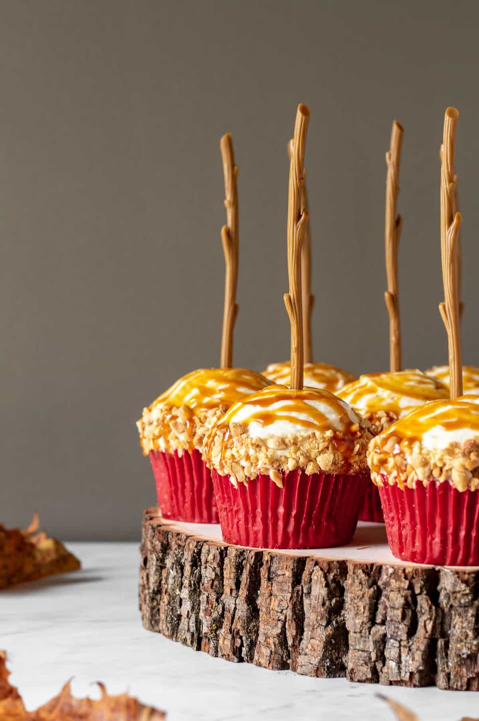 Caramel Apple Cupcakes