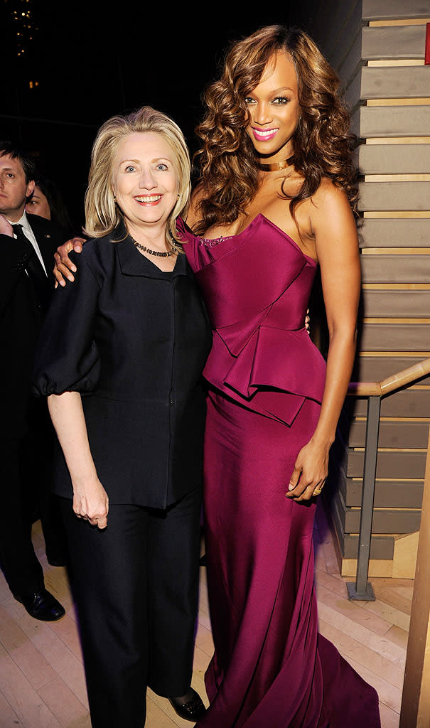 Hilary Clinton, Tyra Banks