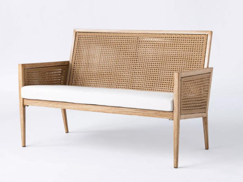 target wicker love-seat