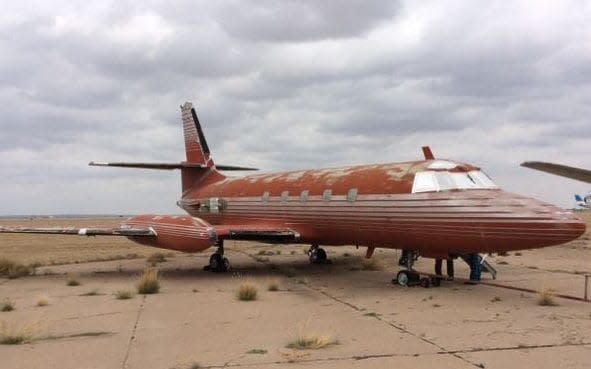 The 1962 Lockheed Jetstar 1329, once owned by Elvis Presley