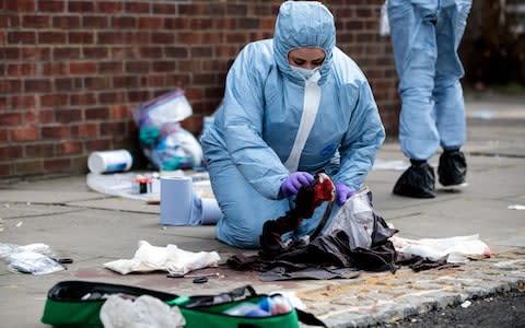 Five people have now been stabbed at random in Edmonton, north London - Credit: Getty Images