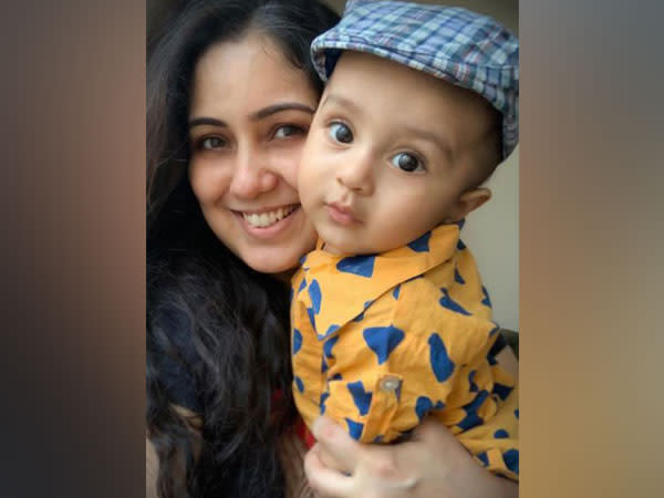 Harshdeep Kaur with baby Hunar (Image source: Instagram)