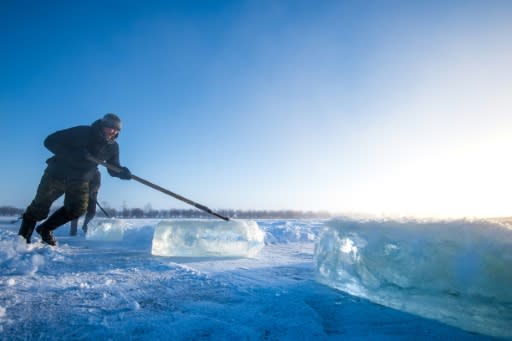 People in Yakutia, in northeastern Siberia, rely on frozen drinking water for much of the year