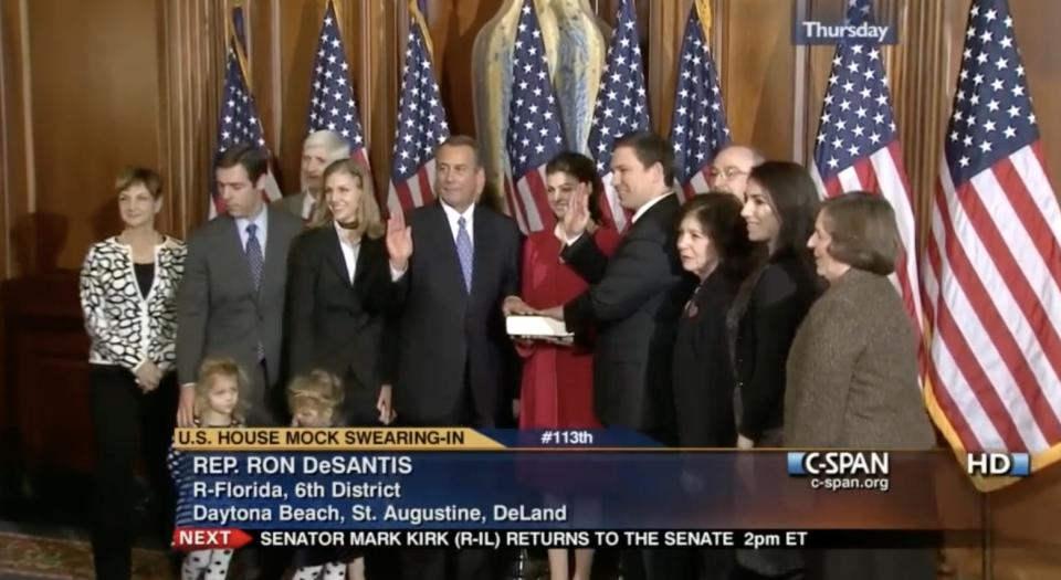 Ron DeSantis' family attends his House swearing in ceremony