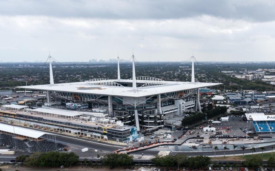 Miami's Hard Rock Stadium, where the action is taking place - Getty Images