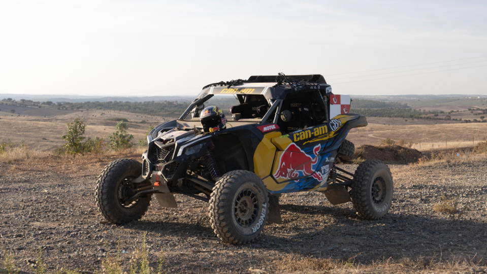 One of South Racing's Can-Am Maverick X3 side-by-side racers.