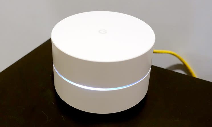 You can dim or turn off the Google Wifi’s status light.