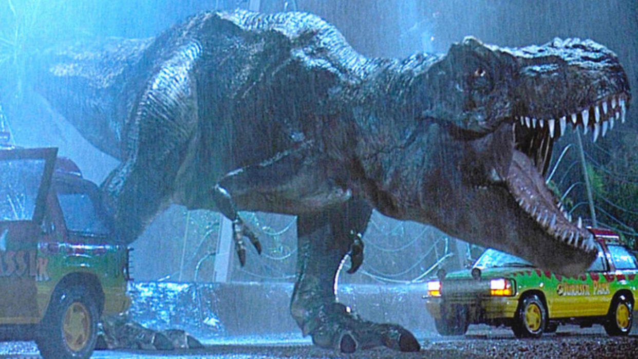  T-Rex from Jurassic Park. 