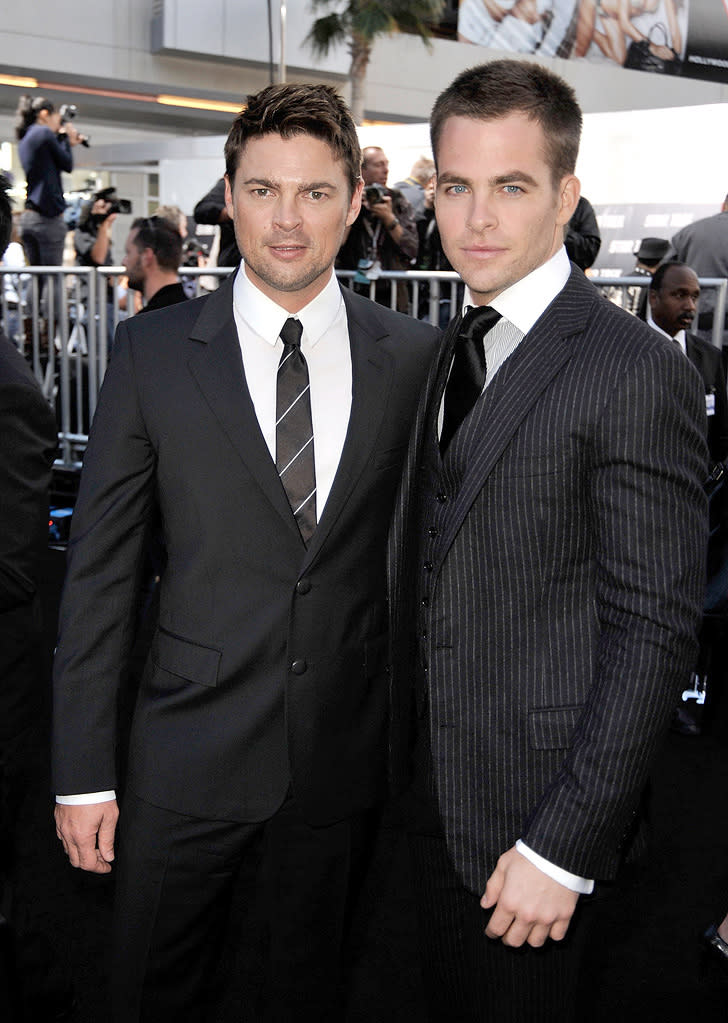 Star Trek LA Premiere 2009 Karl Urban Chris Pine