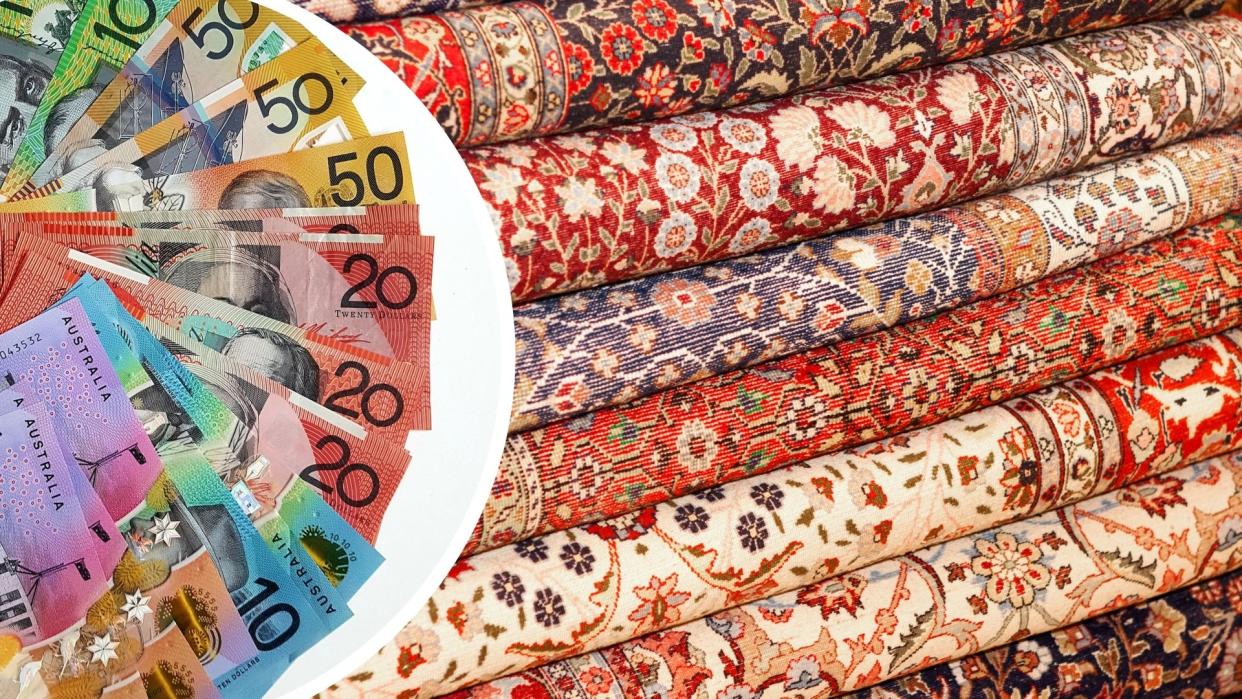Australians will pay thousands for the new rugs. Images: Getty