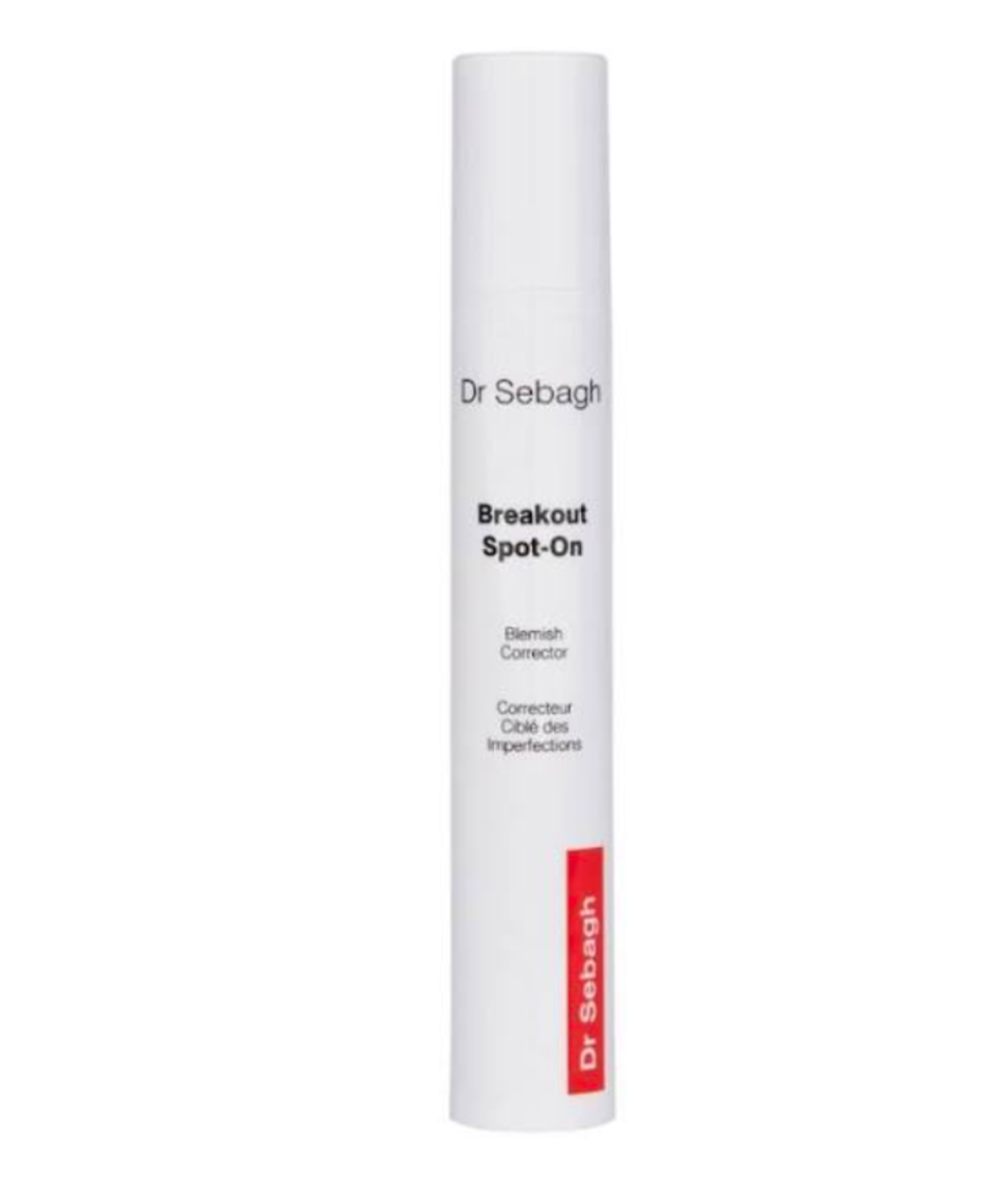 Dr Sebagh Breakout Spot-On: £35, drsebagh.com<br/><br/>This French dermatologist brand's breakout range is brilliant, and this handy little pen can be used to calm swelling and redness on the go. (Dr Sebagh)