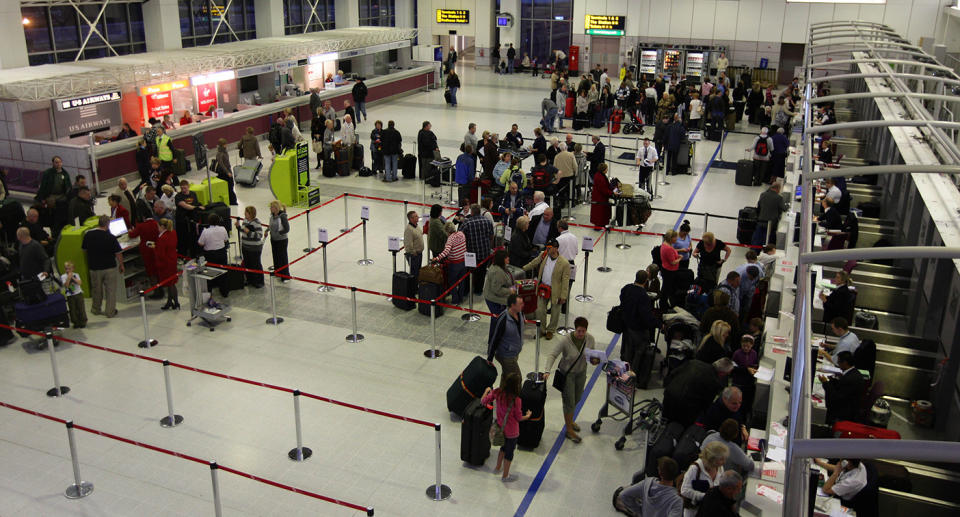 The family was preparing to fly to Naples for an Italian getaway when they were stopped by security in Manchester. Source: PA Images via Getty Images, File