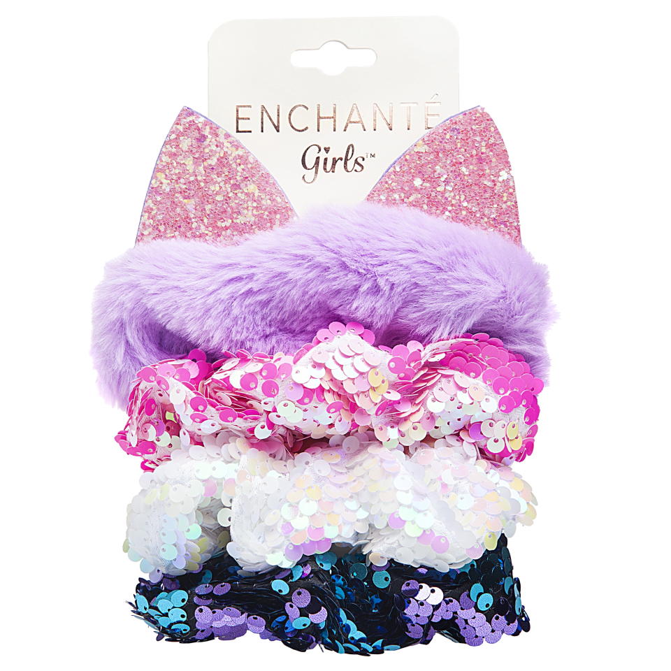 <p><a href="https://go.redirectingat.com?id=74968X1596630&url=https%3A%2F%2Fwww.walmart.com%2Fip%2FEnchante-Accessories-Sequin-Faux-Fur-Cat-Ear-Hair-Scrunchie-Hair-Ties-Assorted-Colors-4-Ct%2F998208208&sref=https%3A%2F%2Fwww.bestproducts.com%2Fparenting%2Fkids%2Fg268%2Fbest-stocking-stuffers-for-kids%2F" rel="nofollow noopener" target="_blank" data-ylk="slk:Shop Now;elm:context_link;itc:0;sec:content-canvas" class="link ">Shop Now</a></p><p>Sequin & Faux Fur Cat Ear Scrunchies</p><p>walmart.com</p><p>$4.24</p>