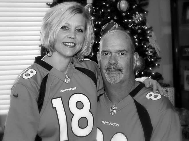 Shelly Golay lost husband Jim to brain cancer last year. They were married for 28 years. Photo: Shelly Golay