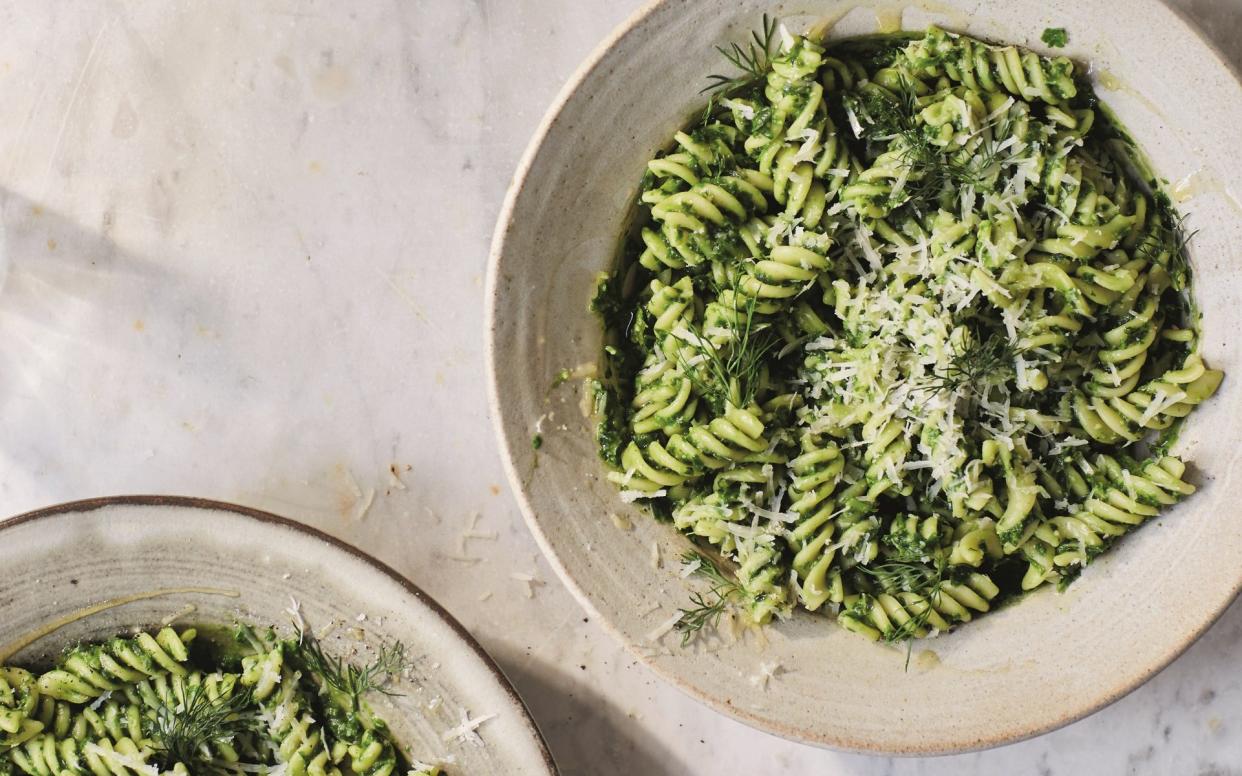 Fridge greens fusilli