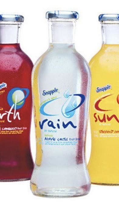 Snapple Rain bottles