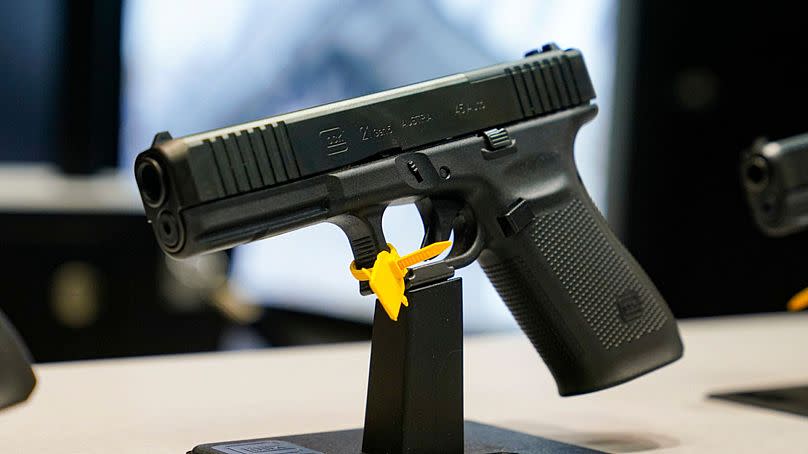 A Glock 48 9mm pistol.