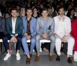 <p>The blogger and model sat FROW at the show.<em> <br>[Photo: PA]</em> </p>